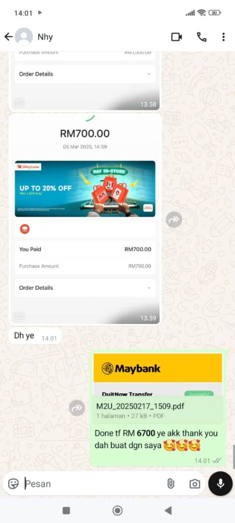Testimoni Cashout 1